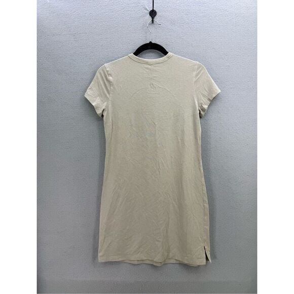 Lululemon Classic-Fit Cotton-Blend T-Shirt Dress Raw Linen Size S - Picture 8 of 10